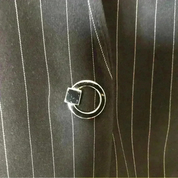 Liz Claiborne Striped Polyester Blazer Size 14 - Picture 5 of 10